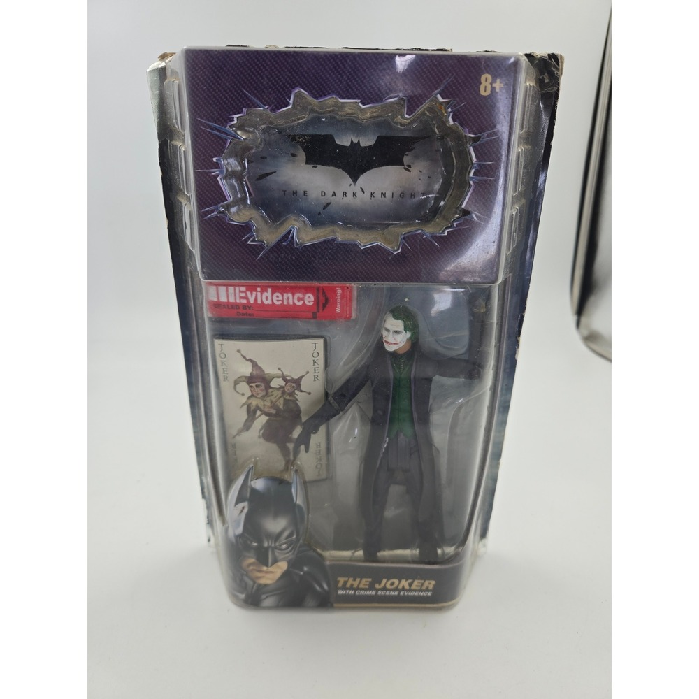 Mattel The Dark Knight Movie Masters The Joker Action Figure with Evidence P4720